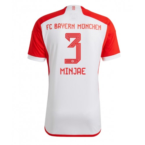 Pánský Fotbalový dres Bayern Munich Kim Min-jae #3 2023-24 Domácí Krátký Rukáv